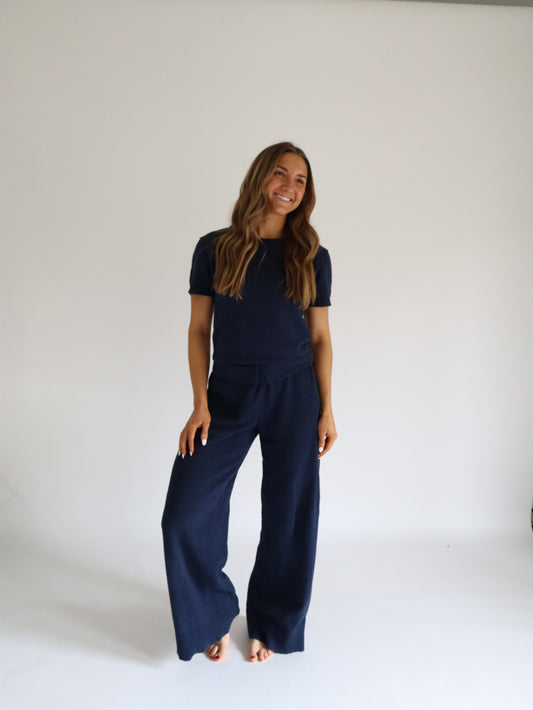 Off Duty Lounge Set - Navy