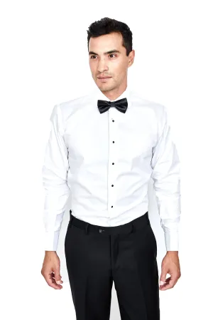 100% Cotton White Tuxedo Shirt