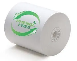 3 1/8" x 230' BPA & BPS Free Thermal Paper (50 rolls/case) - Phenol Free