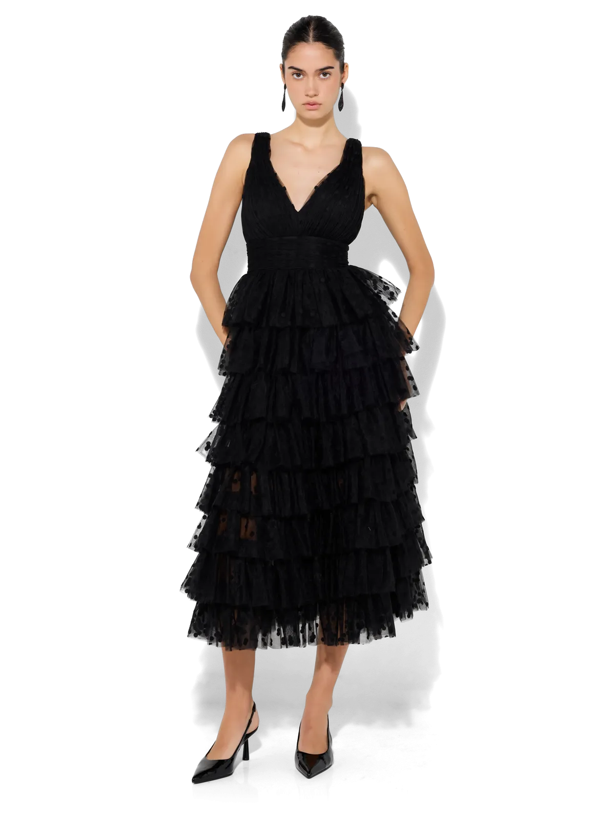 Bambini Black Cocktail Dress