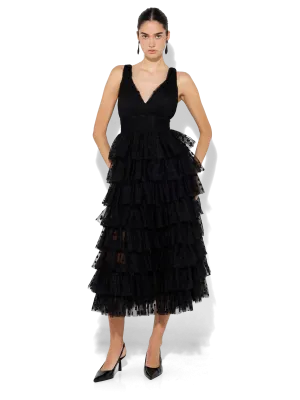 Bambini Black Cocktail Dress