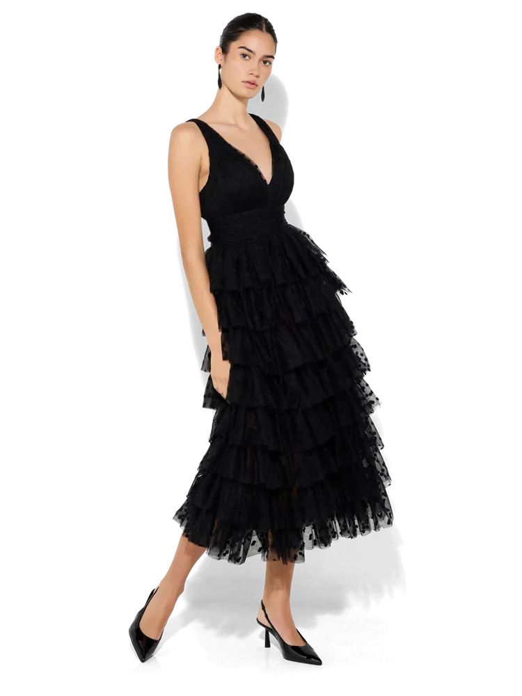 Bambini Black Cocktail Dress