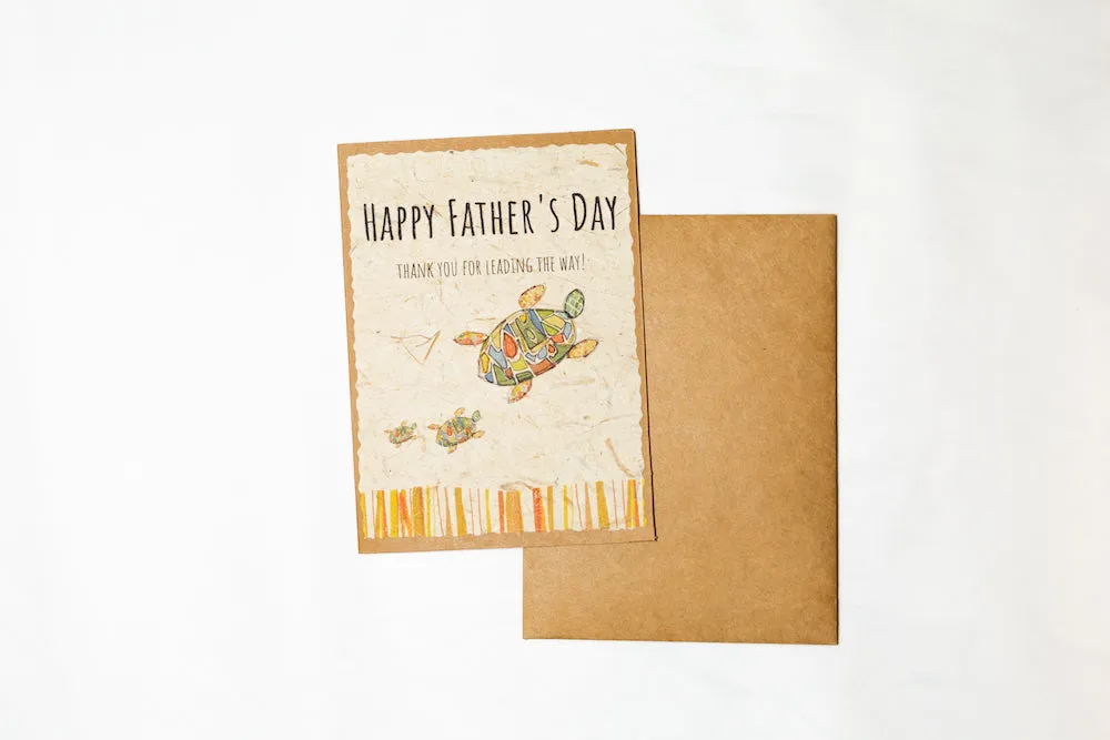 Banana Paper Father's Day Cards