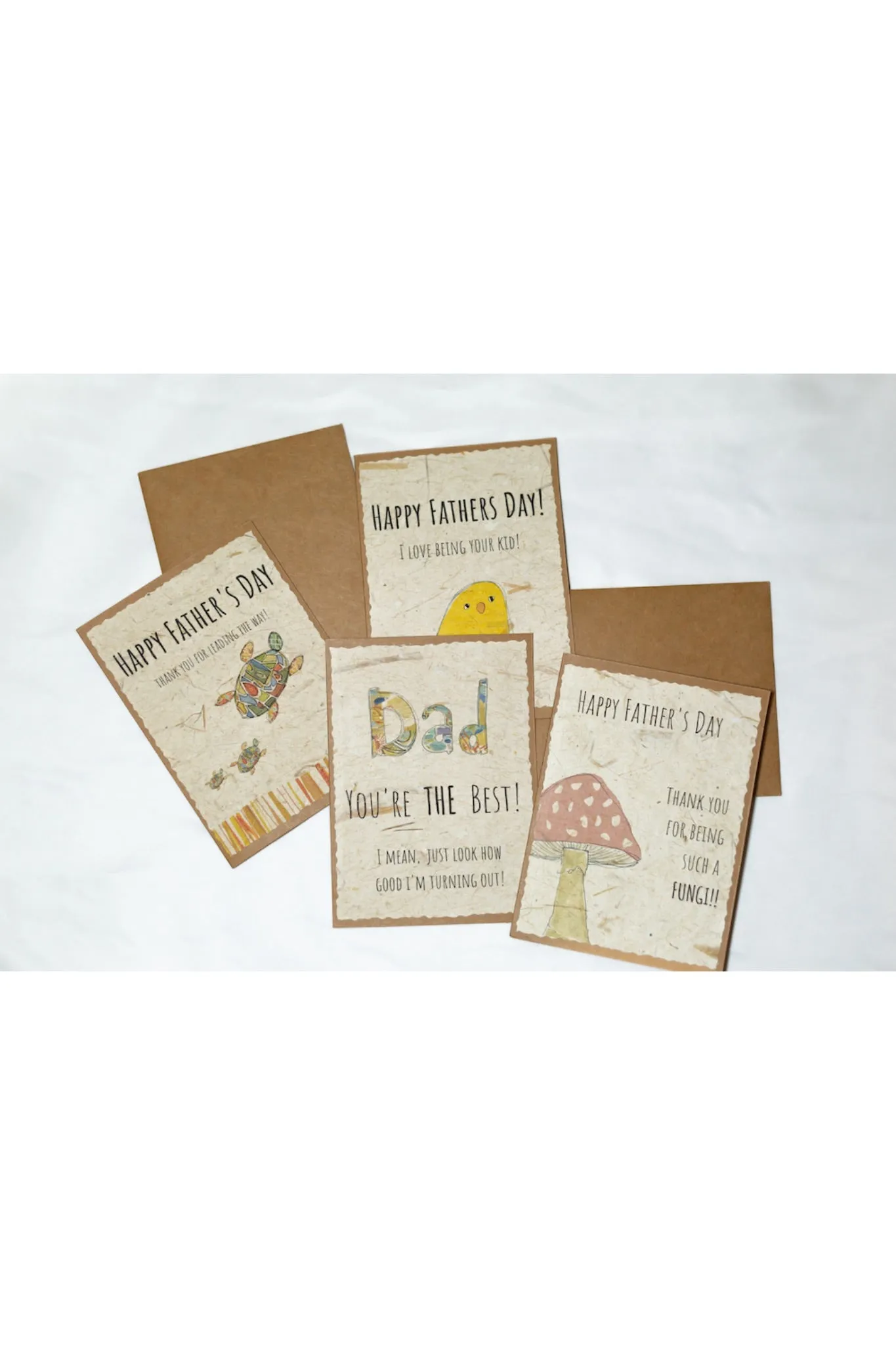 Banana Paper Father's Day Cards