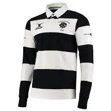 Barbarian FC Black/White Long Sleeve Heritage Jersey