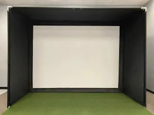 Black Wrappers and Panels for Any Golf Simulator Bay or Enclosure