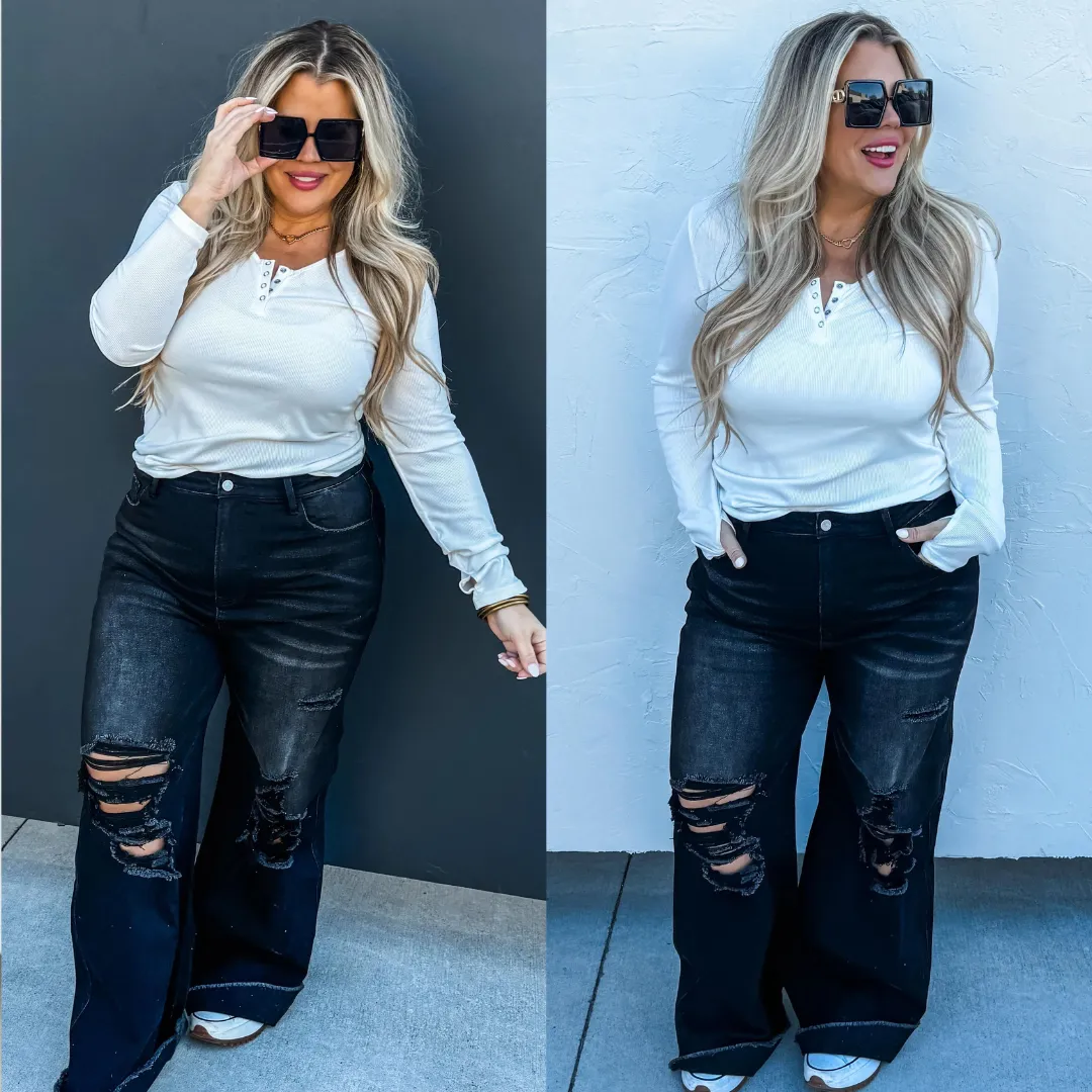 Blakeley Black Distressed Jeans