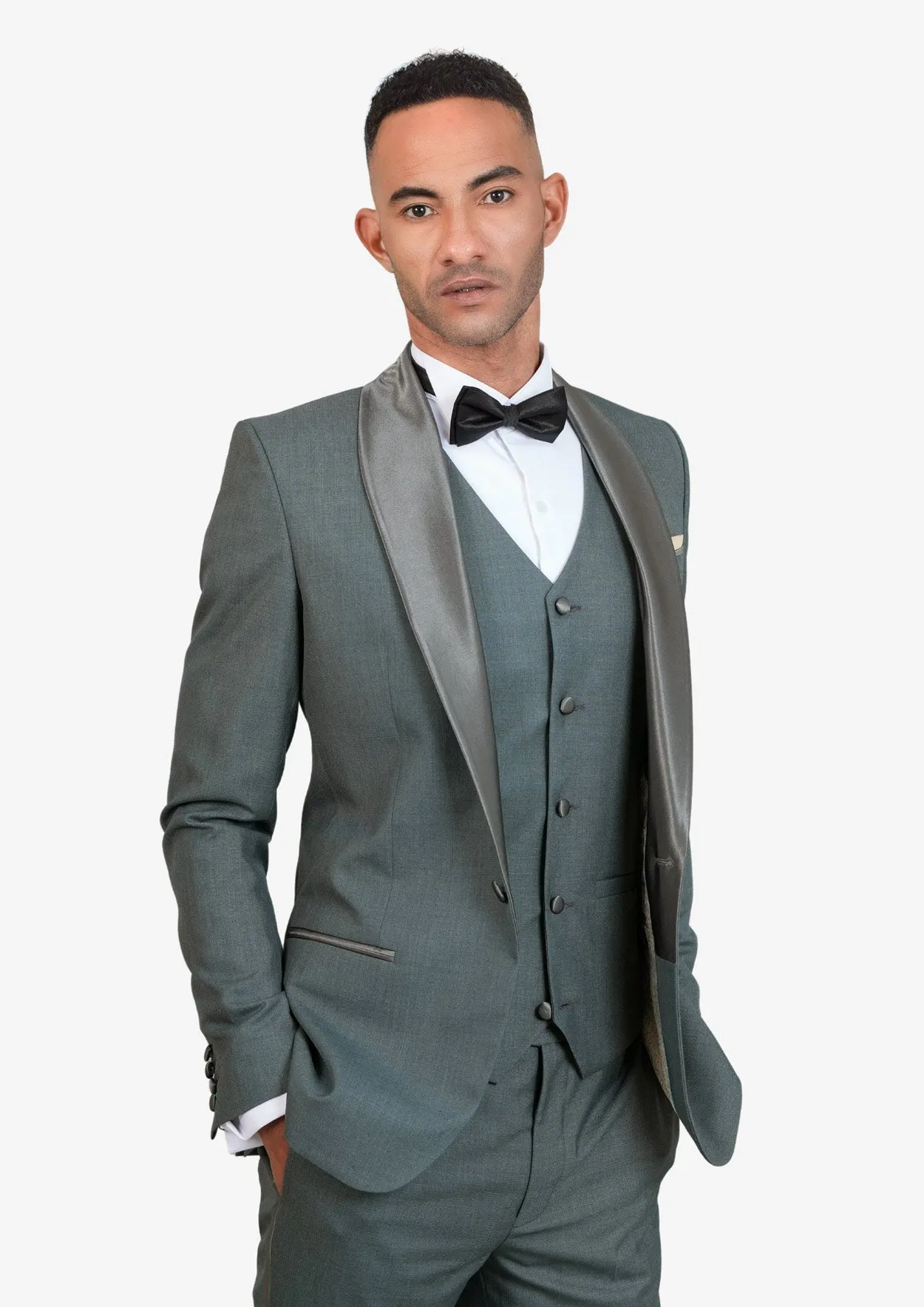 Bond Sage Sharkskin Tuxedo