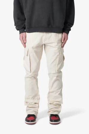 Bootcut Cargo Pants - Khaki