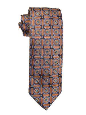 Boy's Tie 18869 Blue/Orange/Yellow