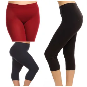 Capri Seem less Plus Size Leggings