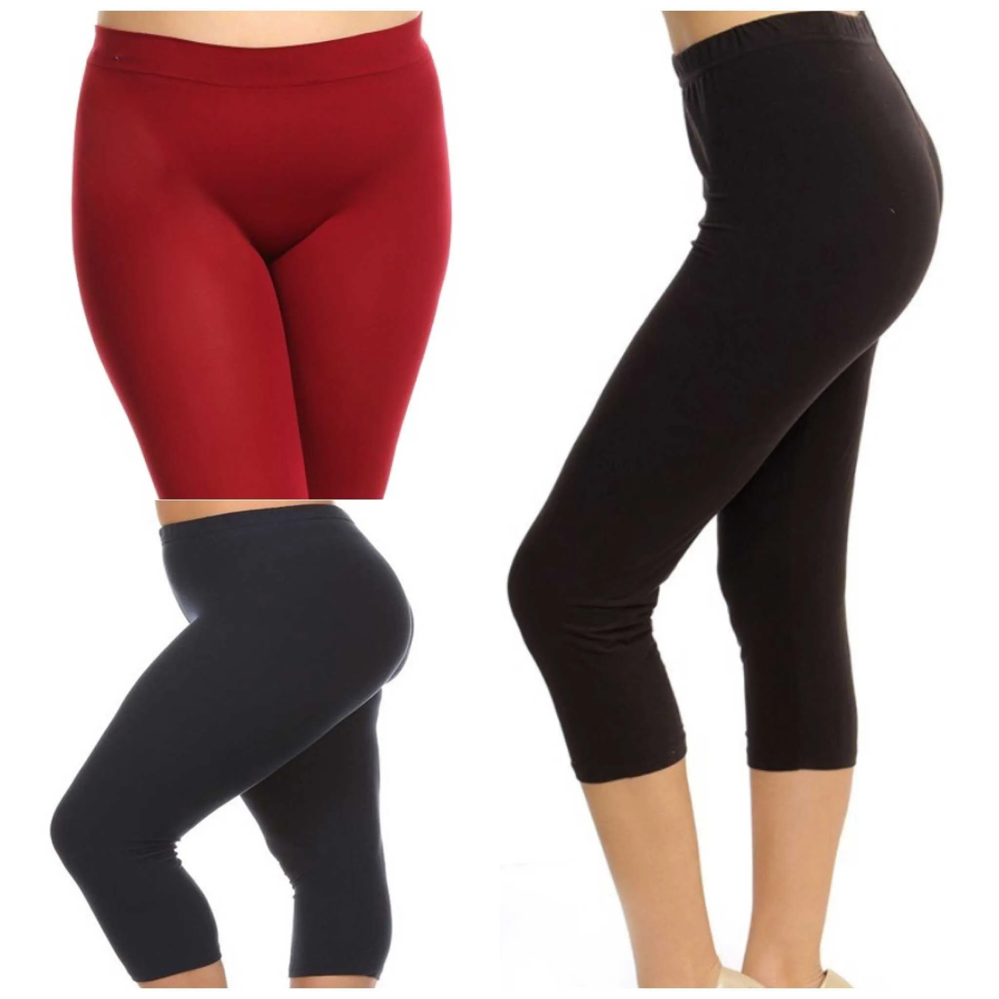 Capri Seem less Plus Size Leggings