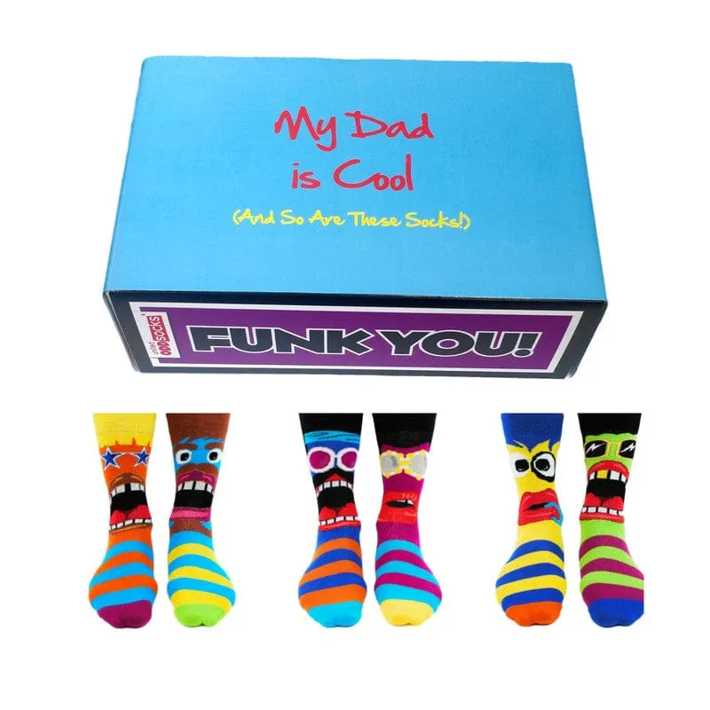 Cool Dad Oddsocks Gift Set - Mens Novelty Socks