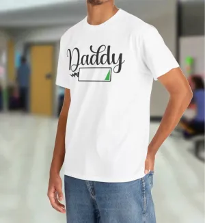 Daddy has a Dead Battery | Unisex Heavy Cotton Tee