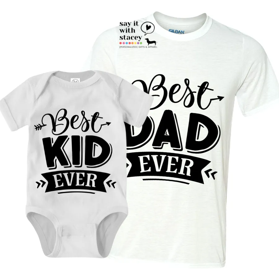 Father's Day Baby   Daddy Shirt Sets