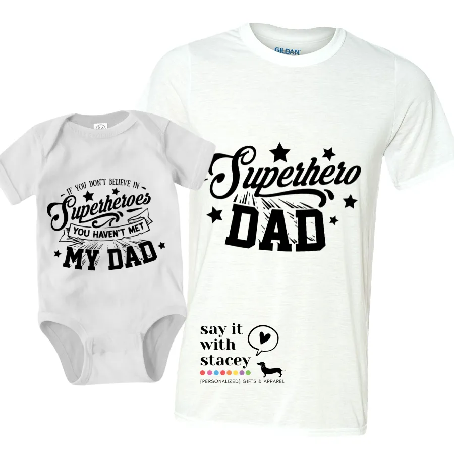 Father's Day Baby   Daddy Shirt Sets