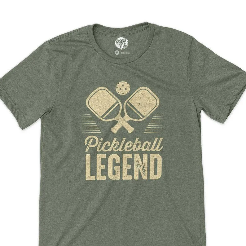 funny pickleball legend dad shirts great gift for pickleball players father's day pickleball gift for dad husband grandpa pickleball player