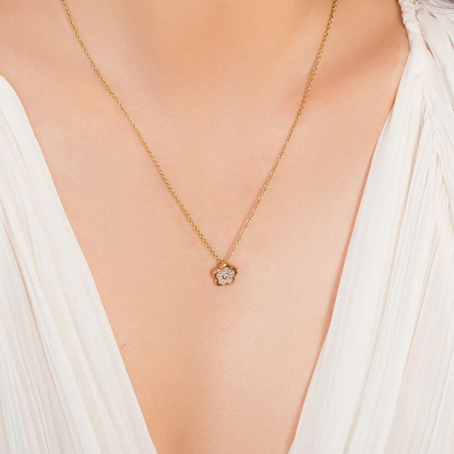 Gold Calla Necklace