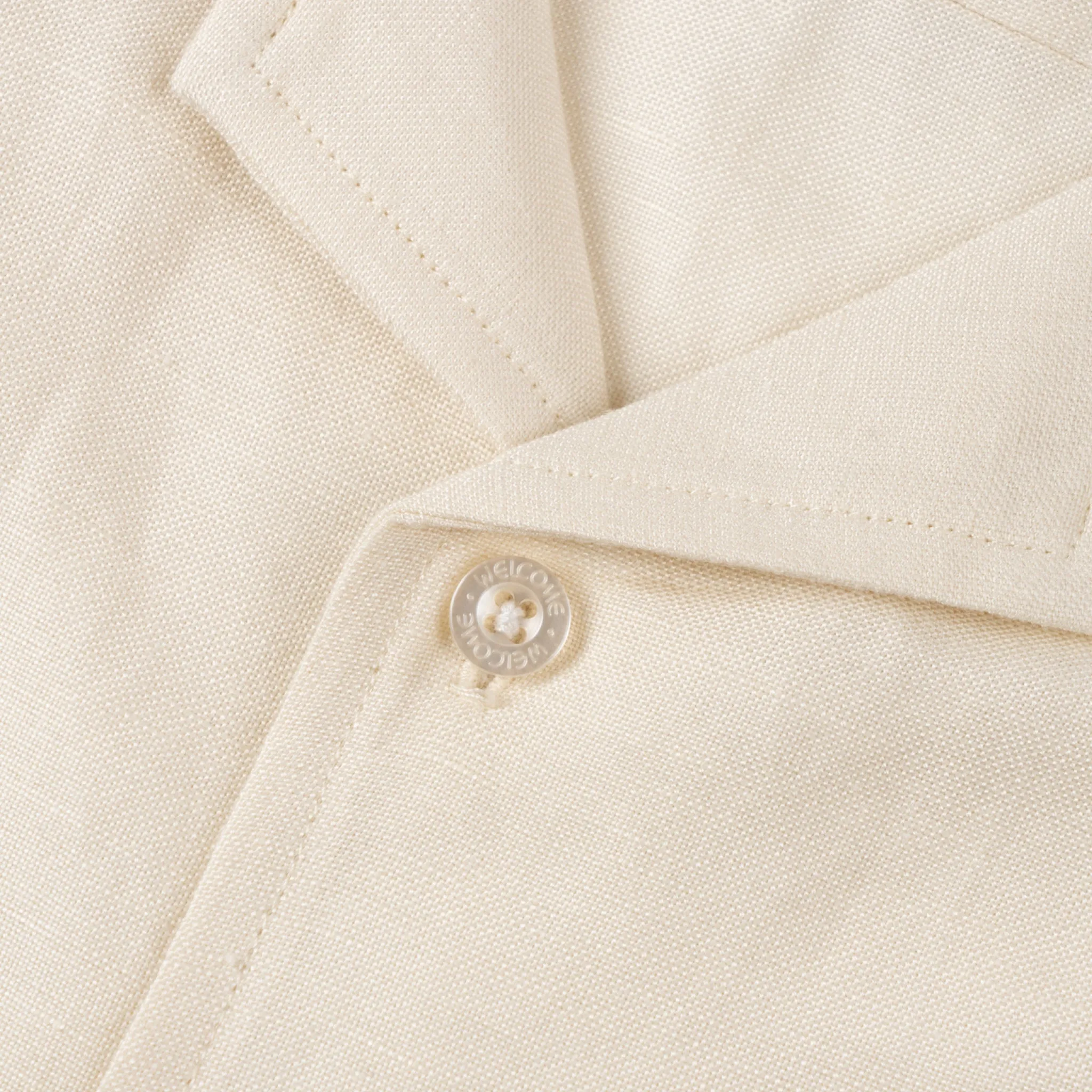 Hellion Embroidered Linen Shirt - Bone