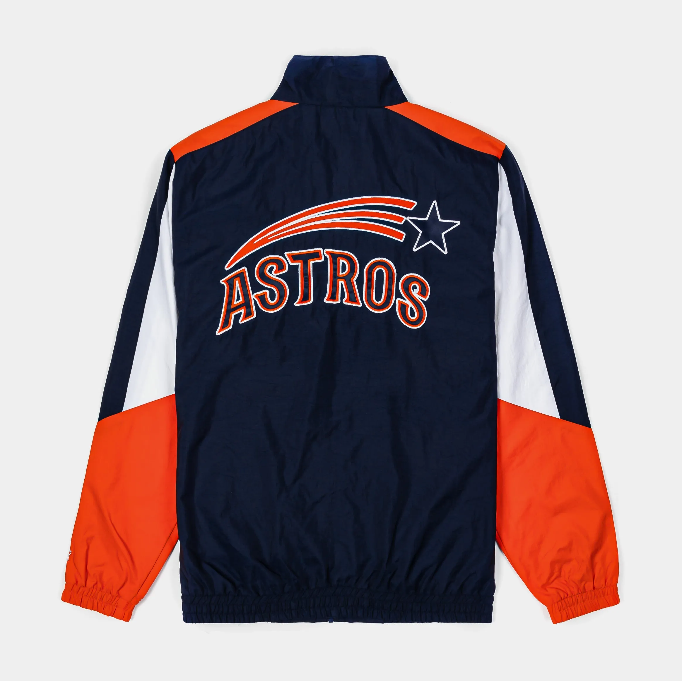 Houston Astros Sprinter Light Weight Mens Jacket (Navy/Orange)