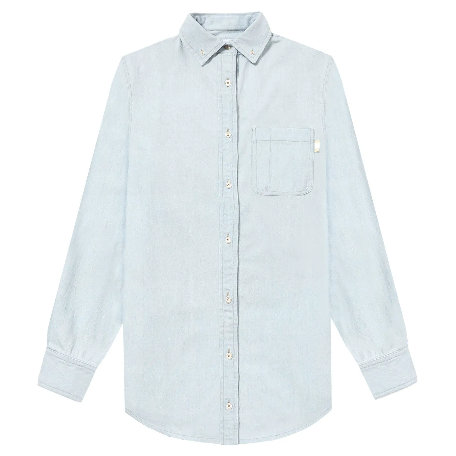 Light Wash Denim Shirt - Unisex