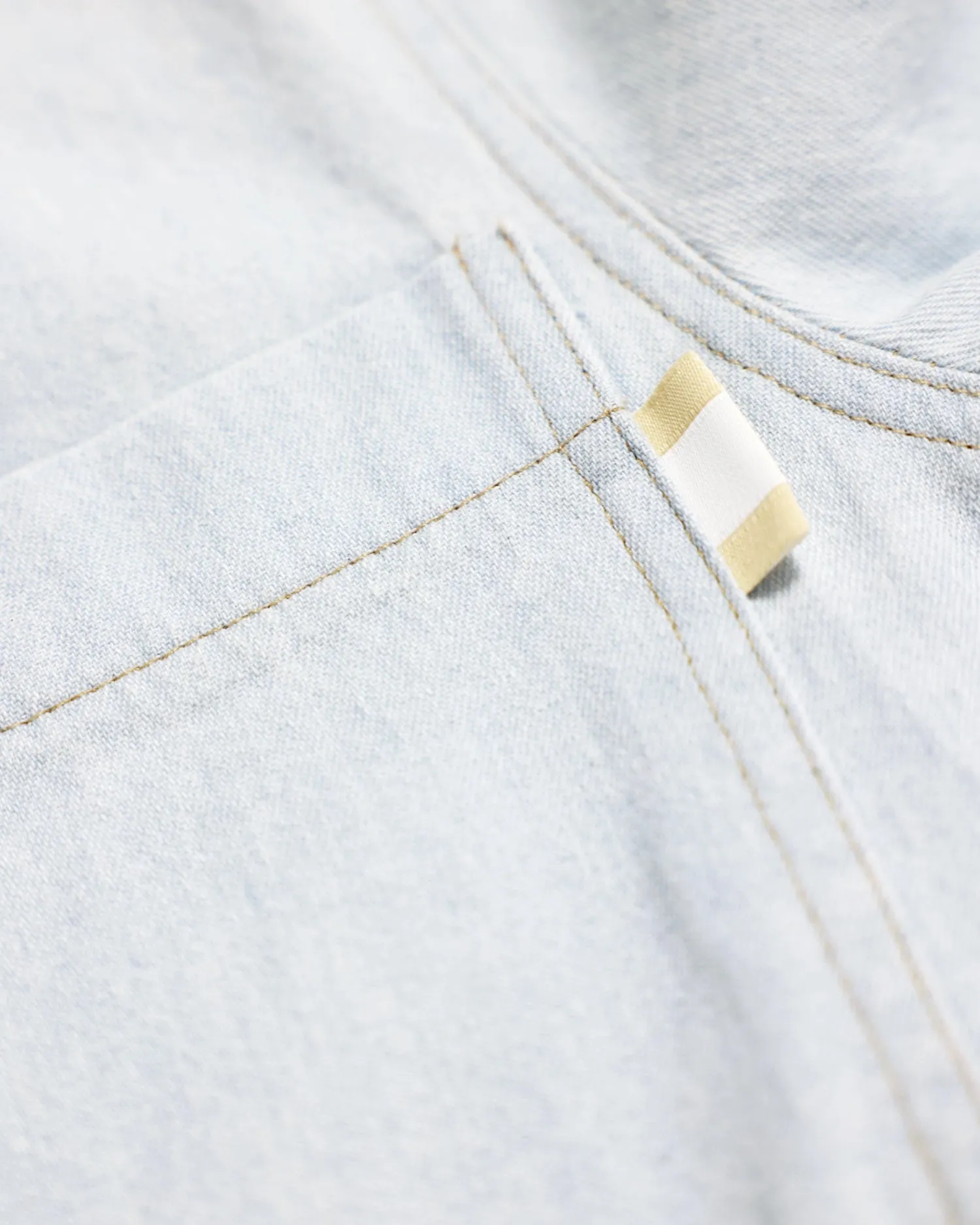 Light Wash Denim Shirt - Unisex