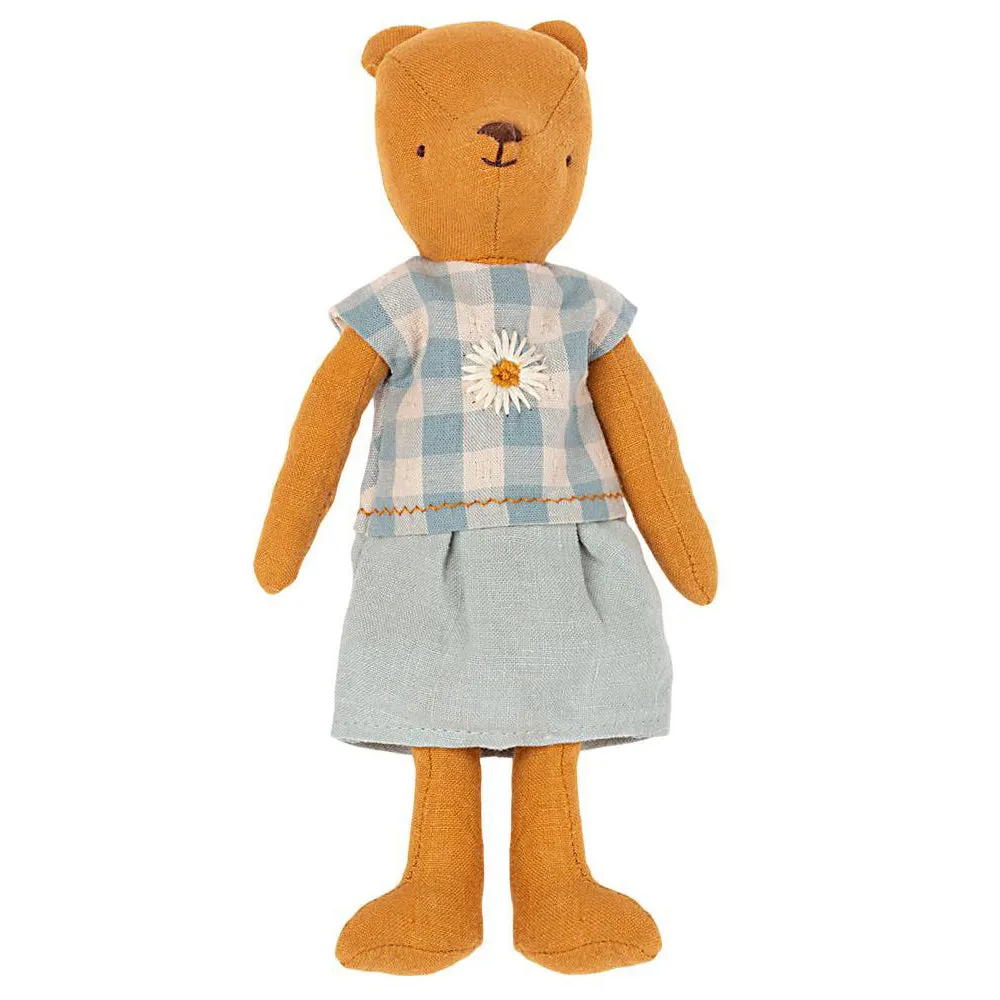 Maileg Teddy Mum Clothes - Blue Dress