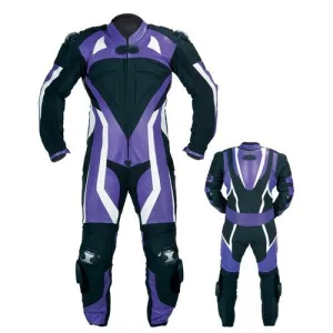 MOTORCYCLE LEATHER ONE PIECE RACING SUIT