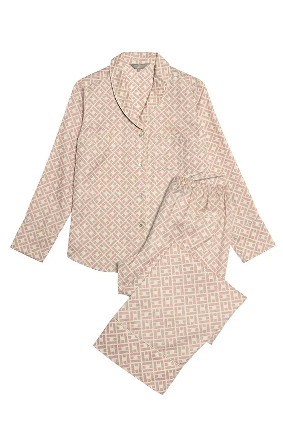 Mulberry Silk Pyjamas - Leh Blush