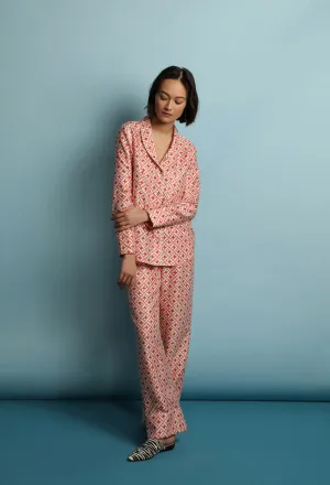 Mulberry Silk Pyjamas - Leh Scarlet