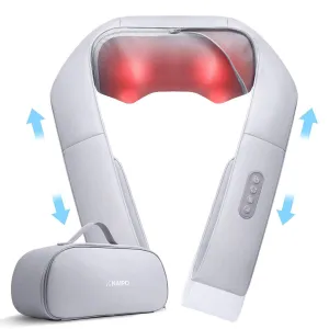 Naipo Back Massager with Adjustable Heat and Straps