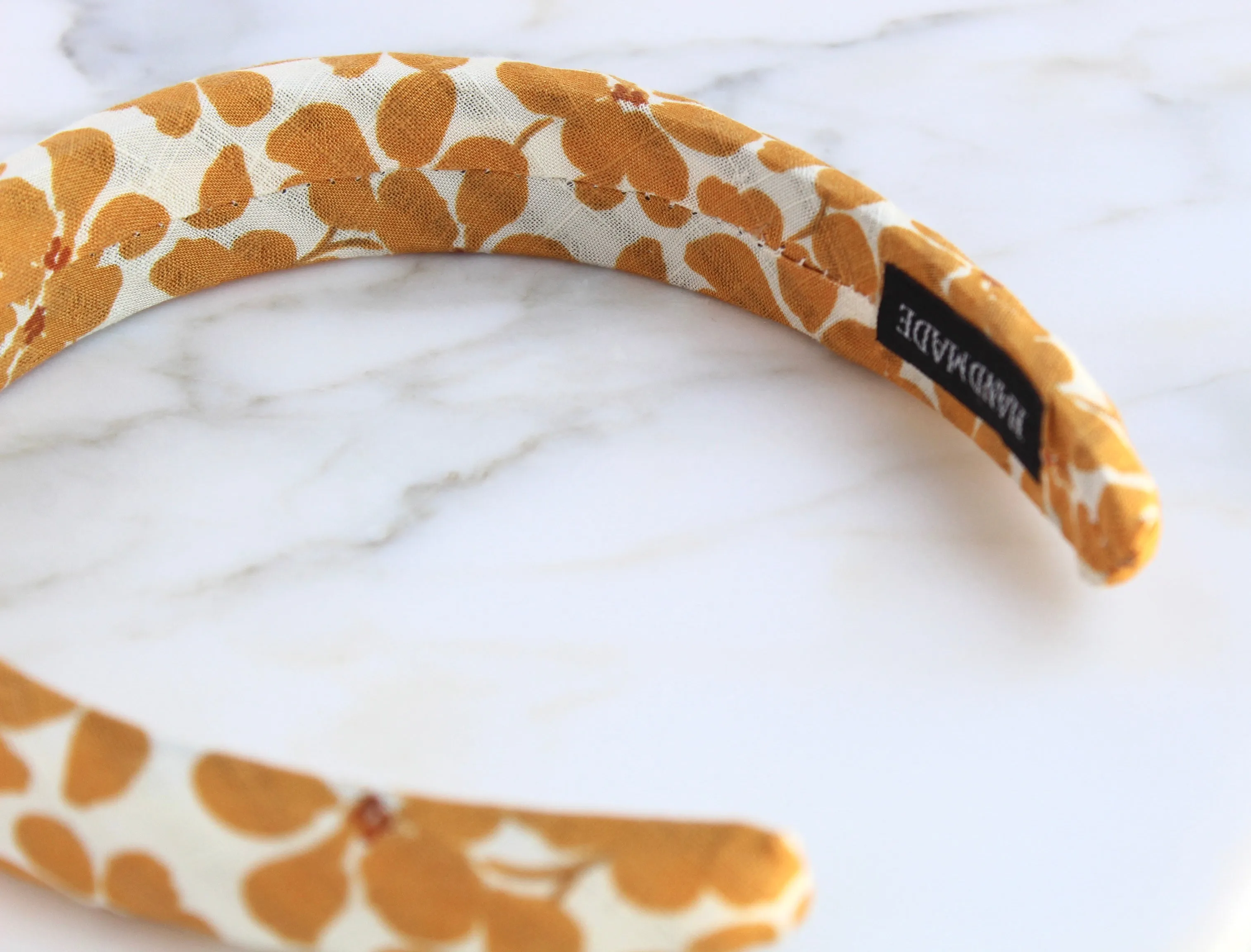 Orange Floral Headband