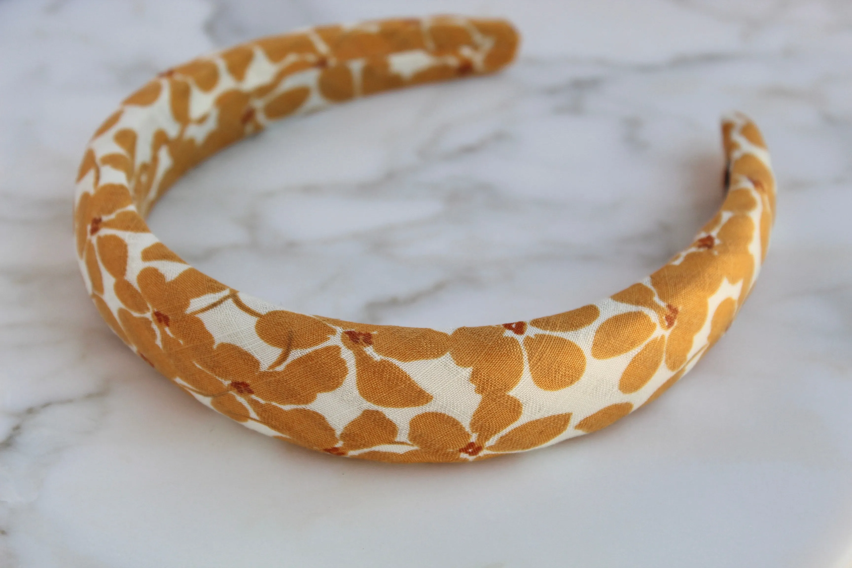 Orange Floral Headband