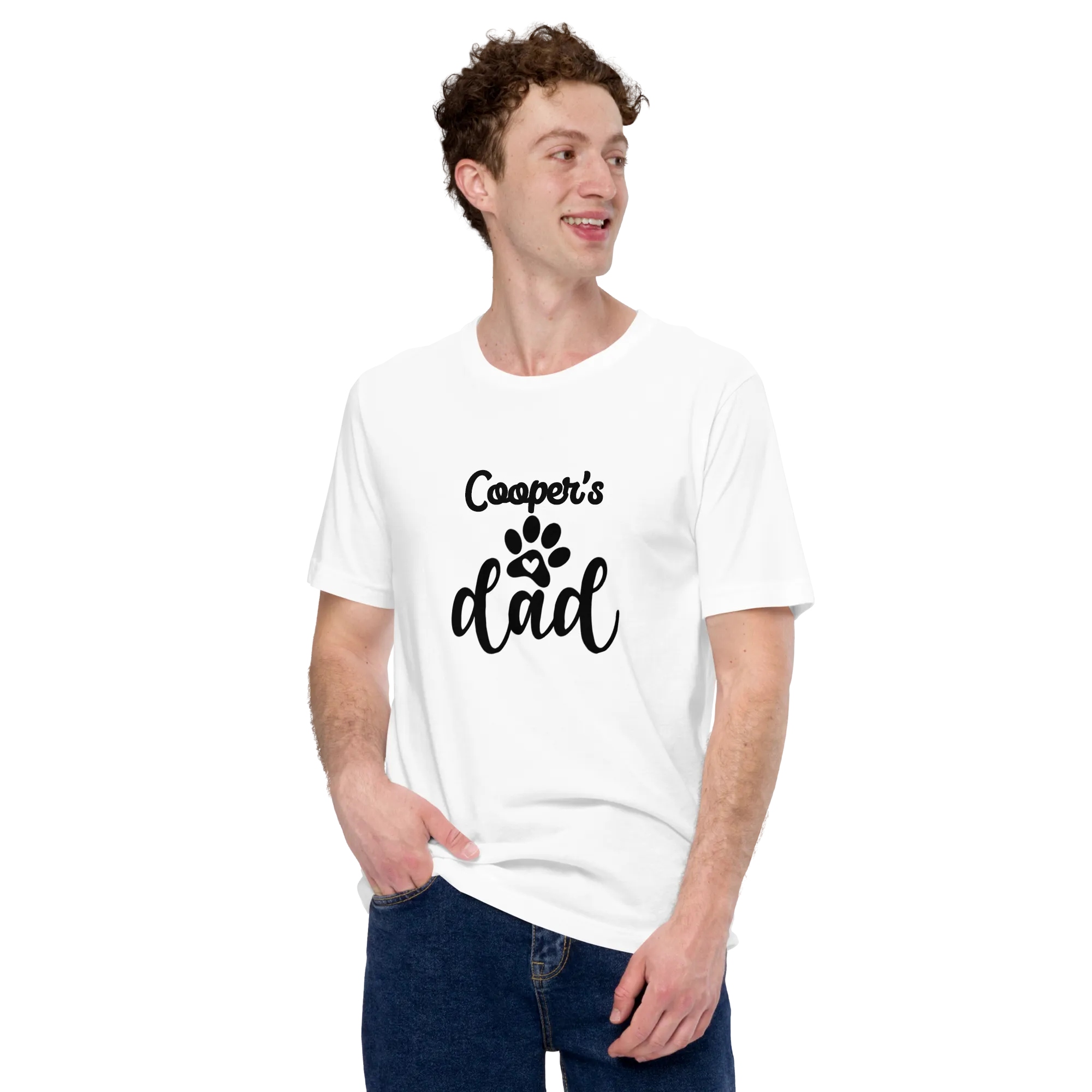 Personalized Dog Dad T-Shirt