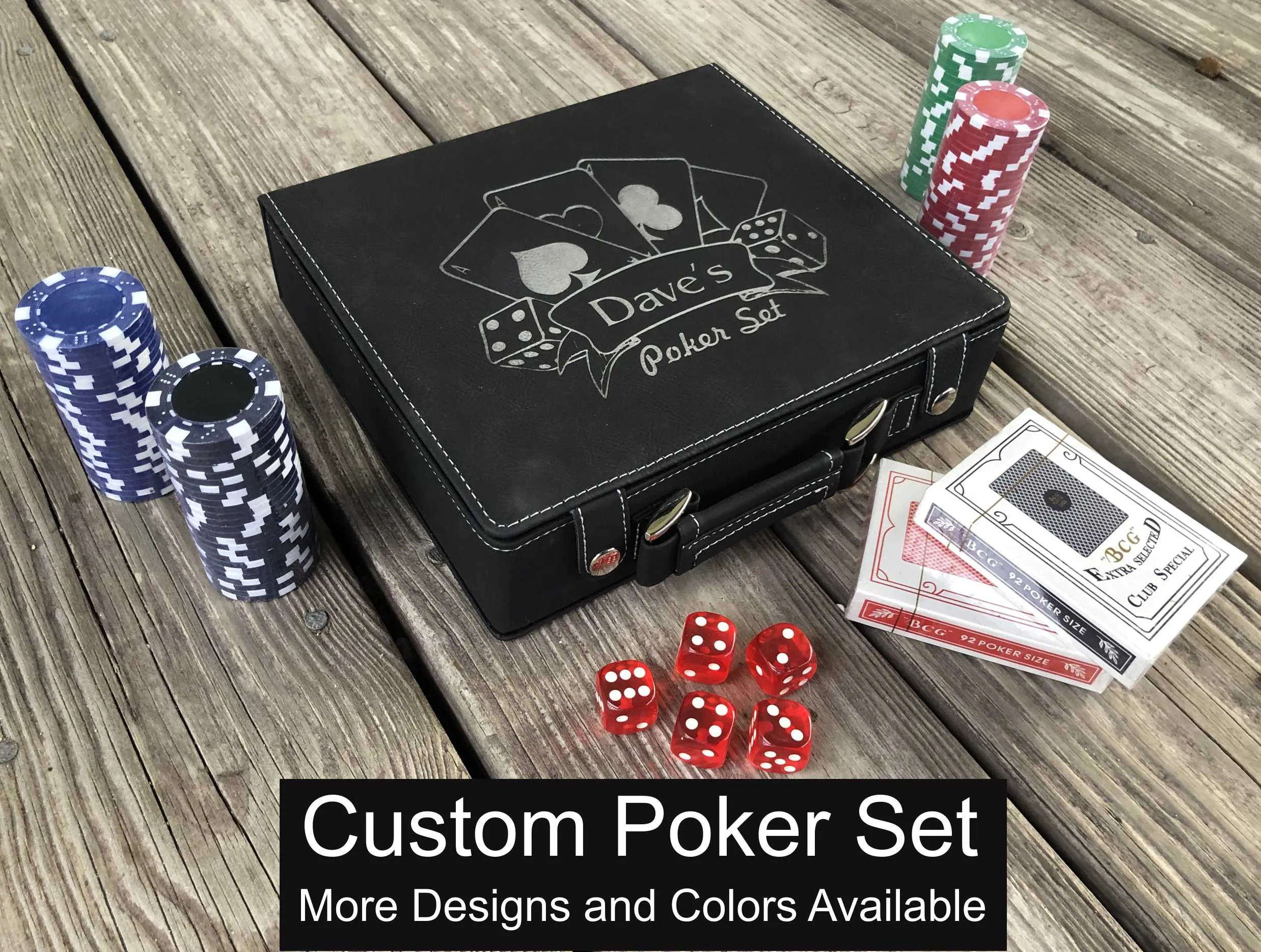 Personalized Poker Set