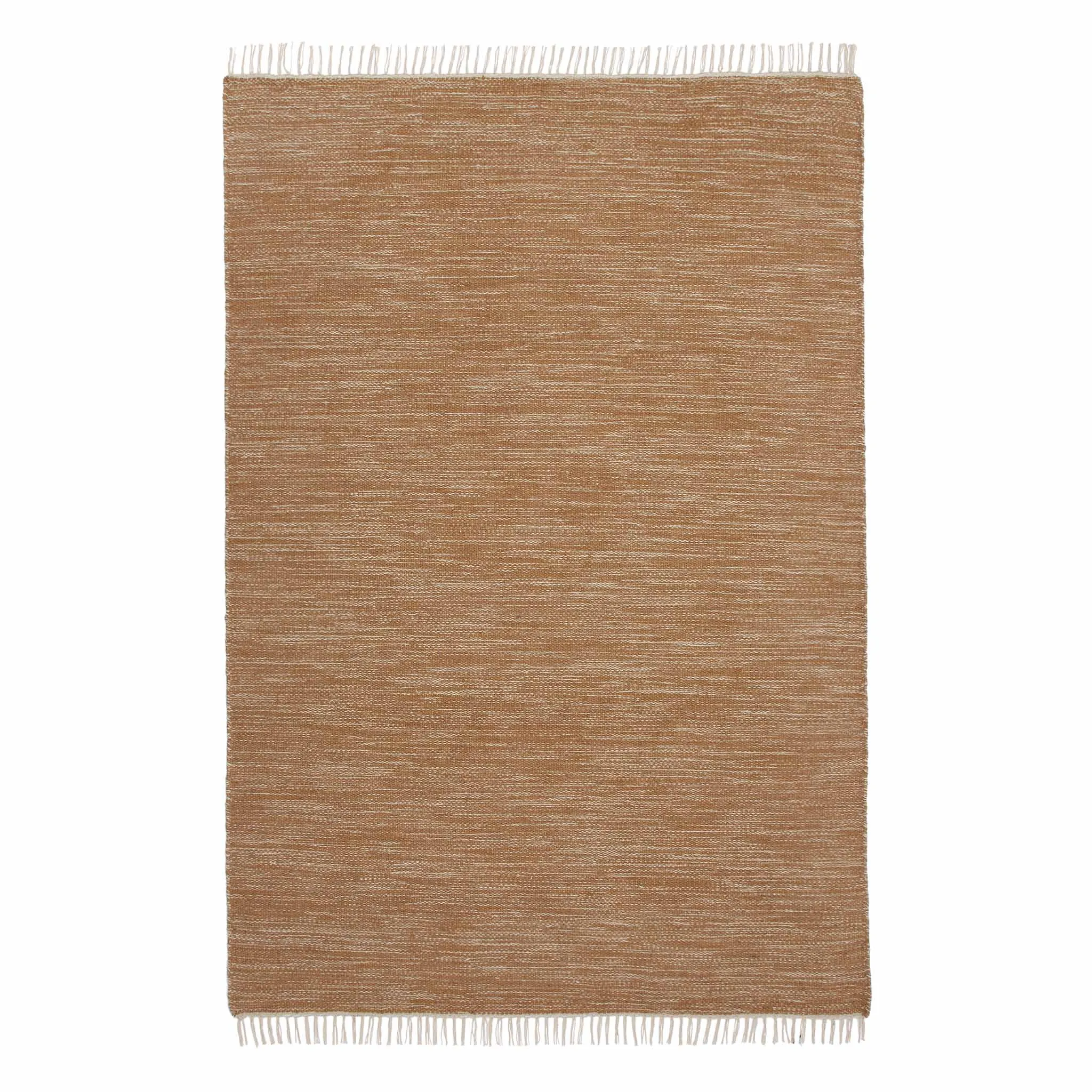 Pugal Wool Rug [Ochre & Natural white]