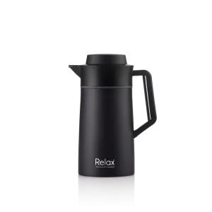 RELAX 1500ML 18.8 STAINLESS STEEL THERMAL CARAFE - BLACK (D2800 SERIES)