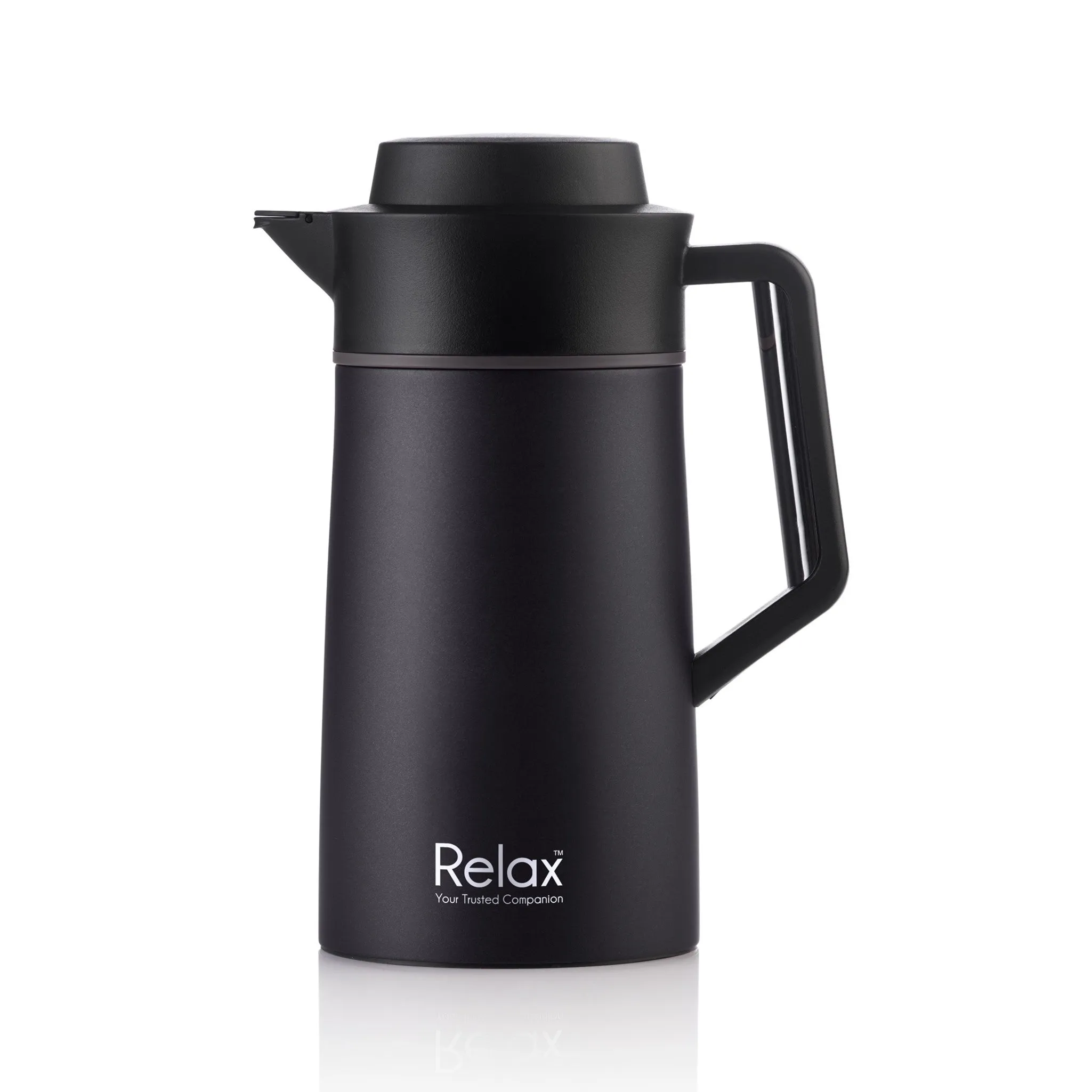 RELAX 1500ML 18.8 STAINLESS STEEL THERMAL CARAFE - BLACK (D2800 SERIES)