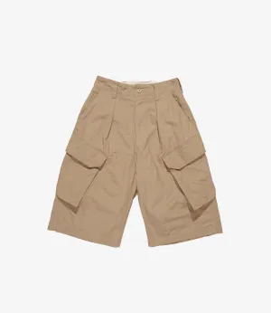 Royal Gaucho Pants - Khaki Ripstop Cotton