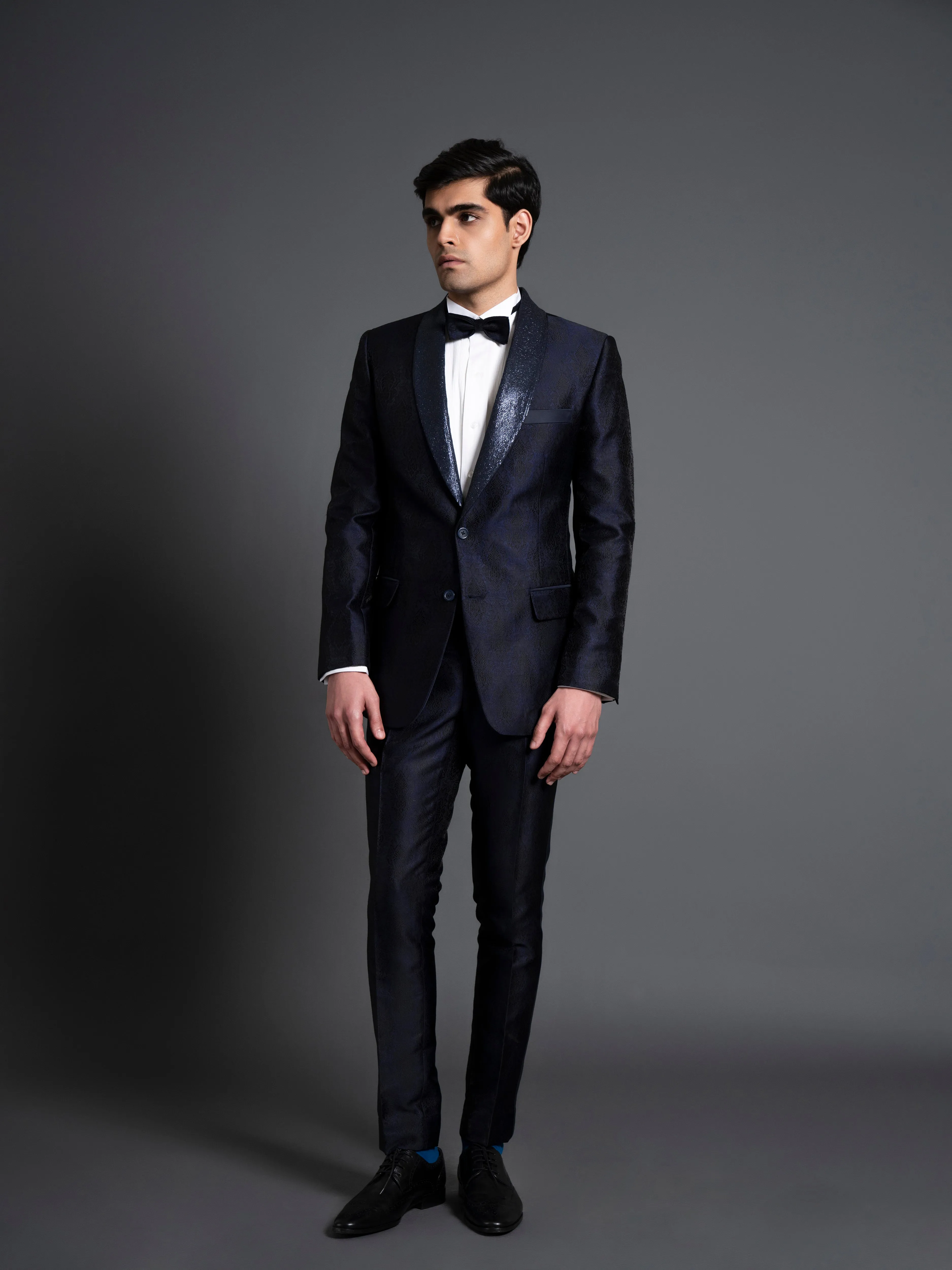 SHIMMER SHAWL COLLAR TUXEDO