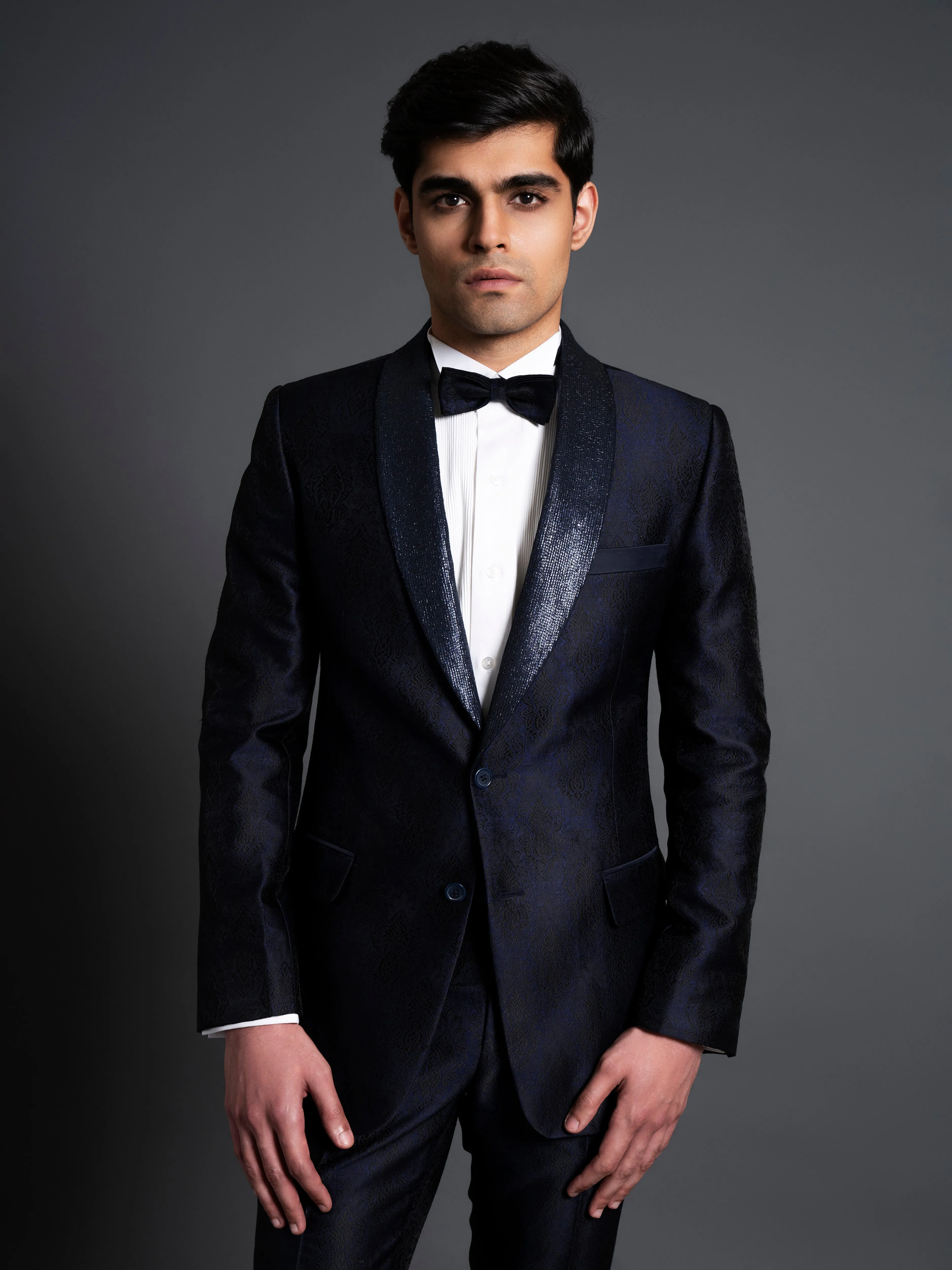 SHIMMER SHAWL COLLAR TUXEDO